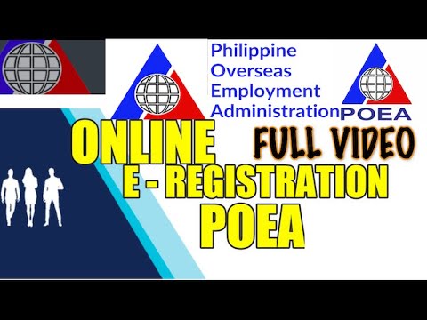 How to Get  E - REGISTRATION - POEA Through Online for SEAFARERS & OFW’s  I Full Video Tutorial