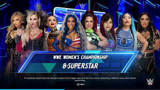 WWE 2K24 8 womans smackdown woman championship match