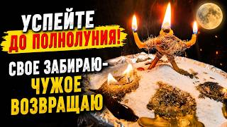 🪐УСПЕЙТЕ ДО ПОЛНОЛУНИЯ! Свое забираю, чужое возвращаю!