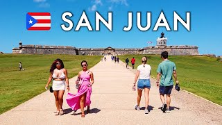 🇵🇷 SAN JUAN PUERTO RICO OLD SAN JUAN WALKING TOUR 4K