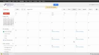 Adding Editing and Deleting Calendar Events