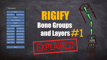 [Blender 2.8~3.6] Rigify Tutorial 7-1: Rigify Bone Groups and Layers (Overview)