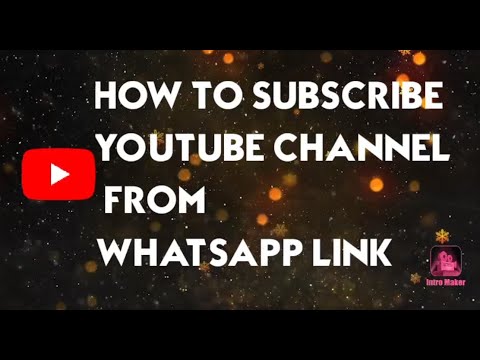How to subscribe Youtube channel //வாட்ஸ்அப் இணைப்பிலிருந்து யூடியூப் சேனலை எவ்வாறு குழுசேர்வது