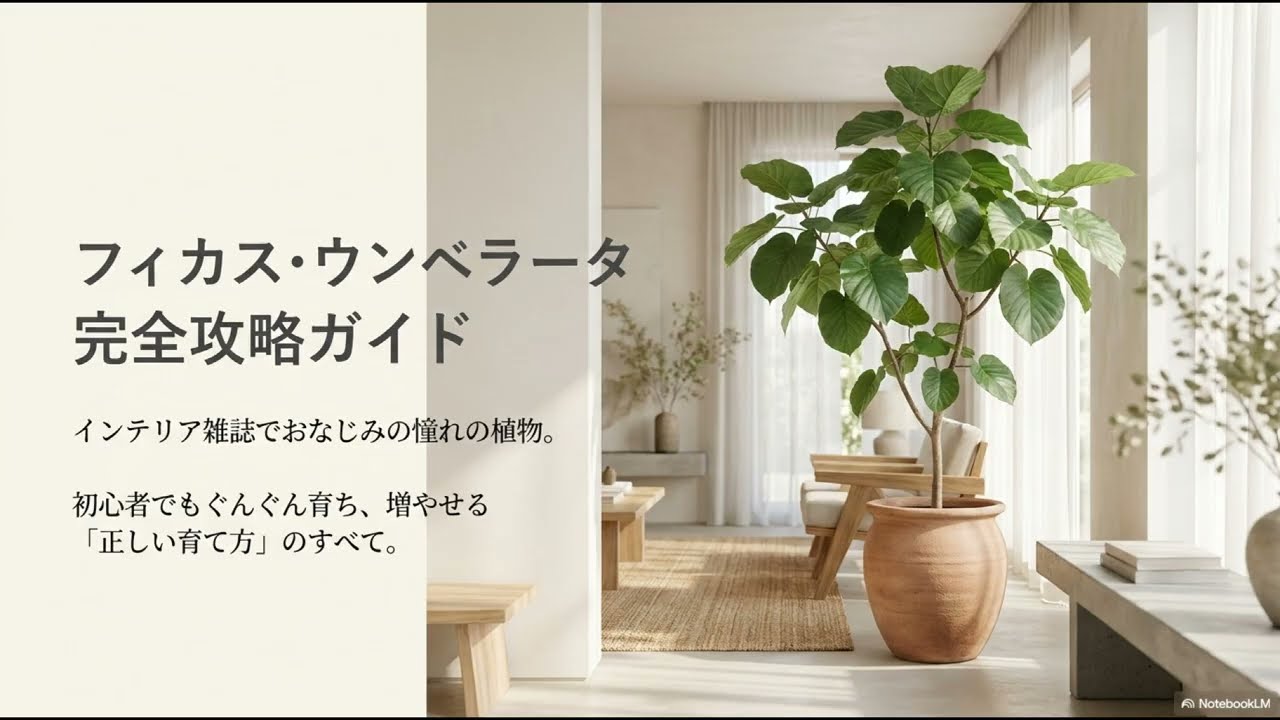 観葉植物】憧れのウンベラータを美しく育てる！失敗しない管理術