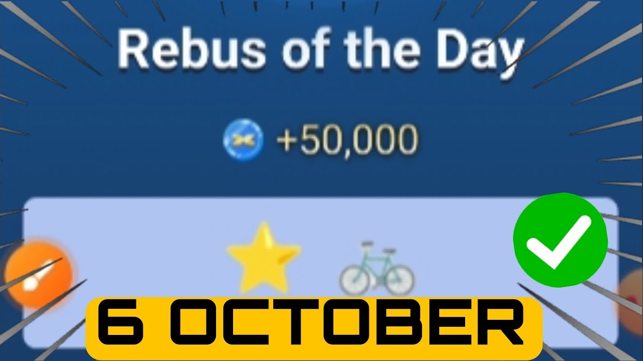 Rebus of the day musk empire 5-6 October | X Empire Rebus of the day ...