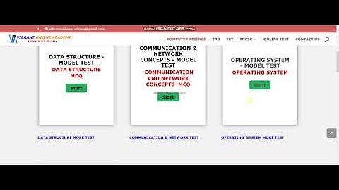 PG TRB RELATIONAL DATABASE MANAGEMENT SYSTEM (RDBMS) ONLINE TEST | VIBRANT ONLINE ACADEMY