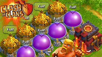 clash of clans easy way to get dark elixir,gold,elixir and upgrade walls