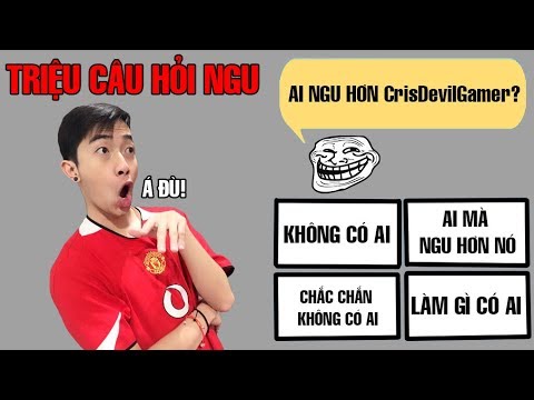 Video Triệu câu hỏi ngu dành cho CrisDevilGamer - youtube