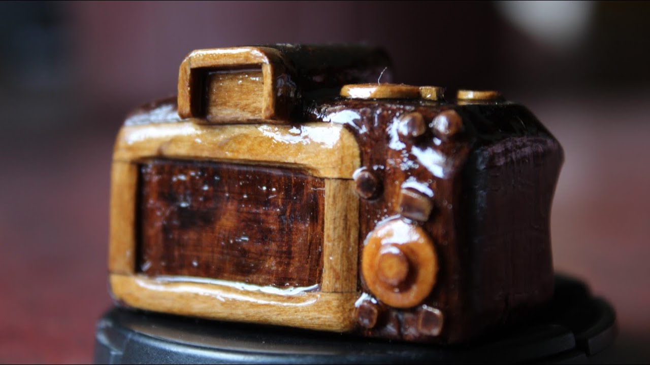 How to make wooden DSLR camera - YouTube