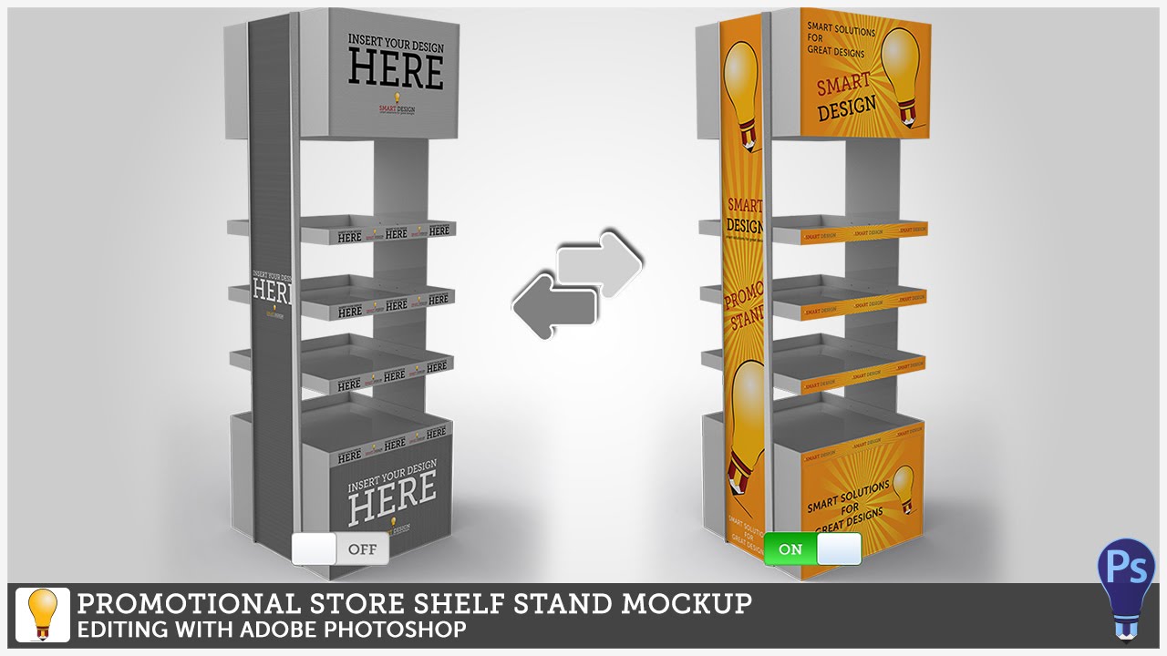 Download Promotional Store Shelf Stand Mockup Editing Youtube