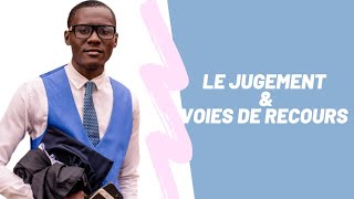 Le Jugement Et Voies De Recours