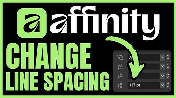 How To CHANGE LINE SPACING In Affinity Designer (QUICK & EASY) 2025