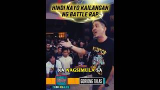 HINDI KAYO KAILANGAN NG BATTLE RAP | GORIONG TALAS HIGHLIGHT #fliptopshort #newrelease#trendingshort