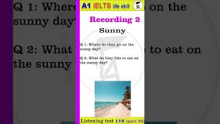 A1 IELTS Life Skills Listening Test 116 2b I New #english #learnenglish #a1ielts