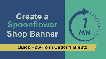 Spoonflower Shop Banner In Under 1 Minute