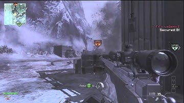 MW3 TRIPLE NO SCOPE!!! CROSS MAP!!