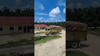 canter hdv muatan sawit proses naik timbangan #automobile #jalanyangjauhjanganlupapulang