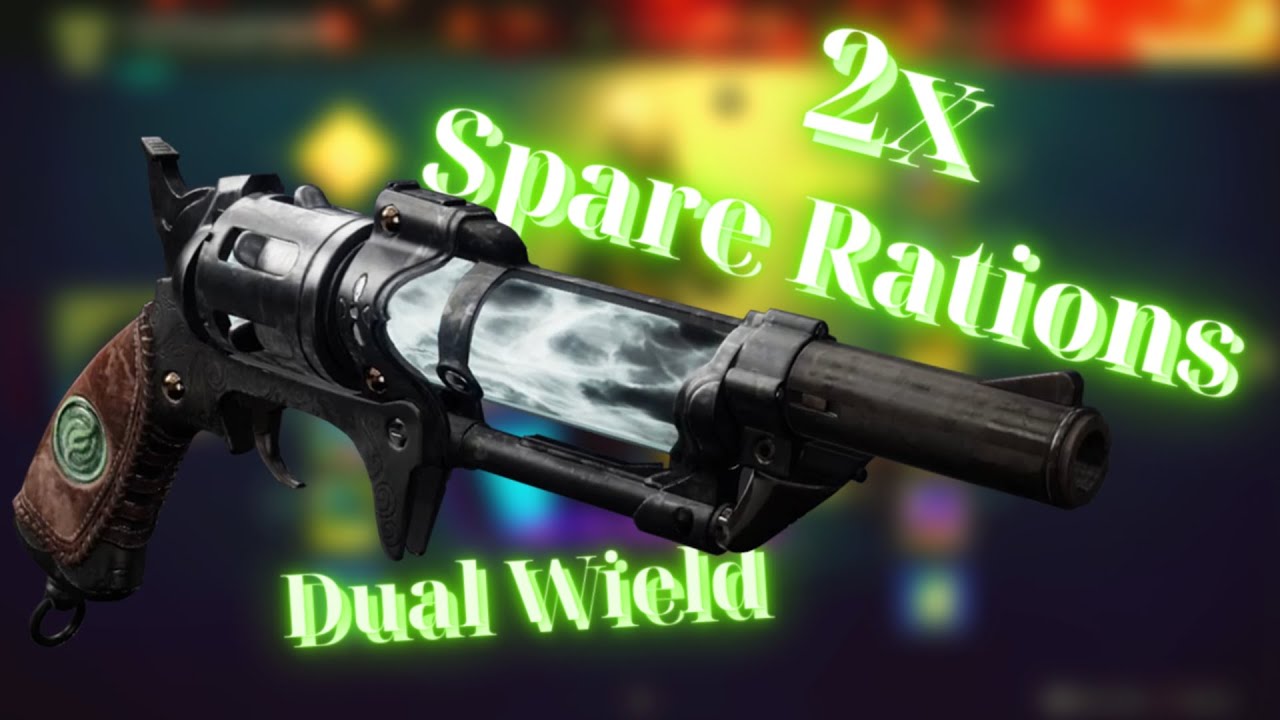Destiny 2 | Using 2 Spare Rations ... One is A 120 Though - YouTube