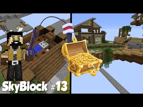 SkyBlock #13: Чудеса АФК Рыбалки и Потайной мини-склад!