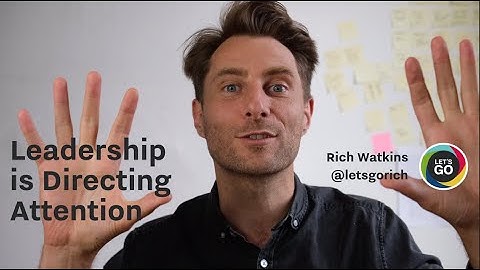 Leadership is directing attention ...not having all the answers