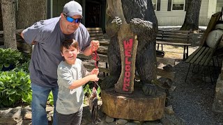 Indian Creek Campground in Cherokee. A great place to fish, camp, and have fun with grandkids.