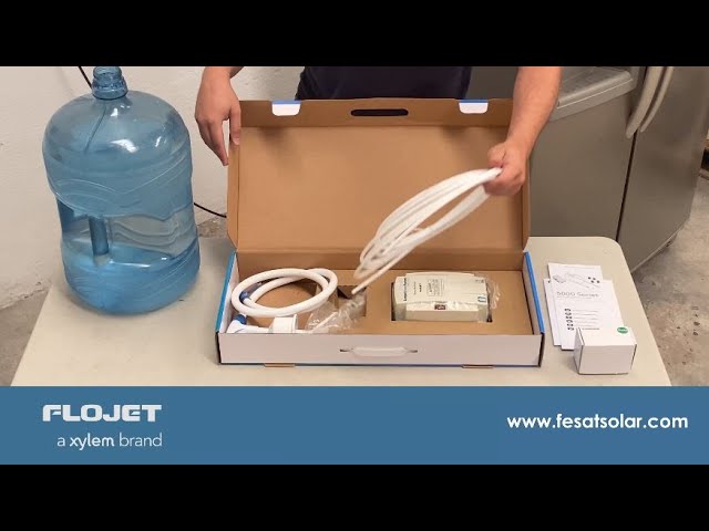 FloJet Water bottle pump system – Creation Commercial