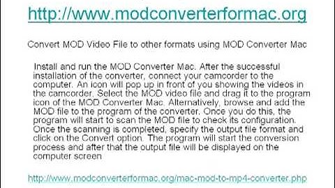 MOD Converter Mac