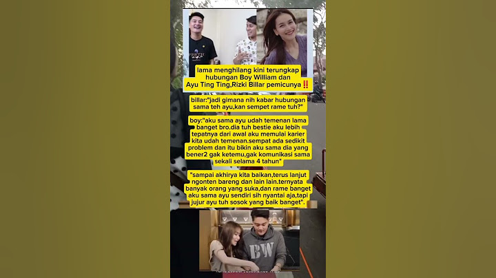 lama menghilang kini terungkap hubungan boy William dan ayu Ting Ting Rizky billar pemicunya #shorts
