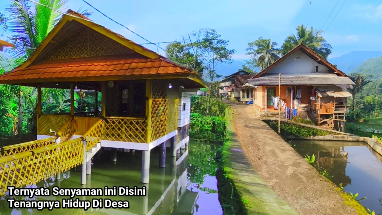 Tenangnya Hidup Di Desa, Kampung Surganya Air Di Pedesaan Jawa Barat, Sekali Duduk Enggan Pulang ❗
