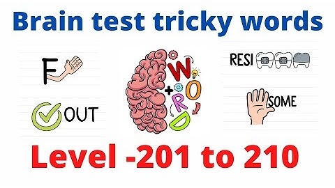 brain test tricky words level 201 202 203 204 205 206 207 208 209 210#braintest#braintesttrickywords