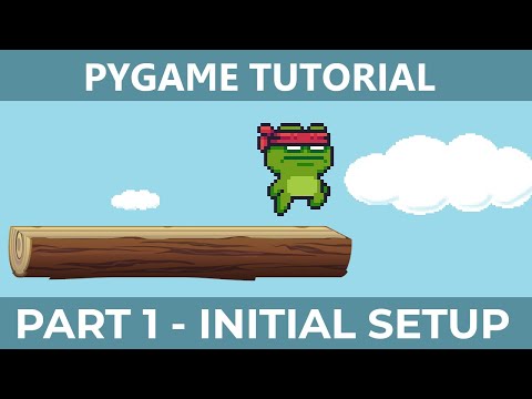 PyGame Endless Vertical Platformer Beginner Tutorial in Python - PART 1 | Setup Game Window