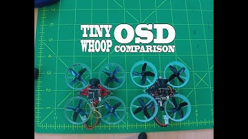 Tiny Whoop OSD Comparison - with Team Pilot Scott Keatts - BetaFPV F3 OSD vs. FX805 TW