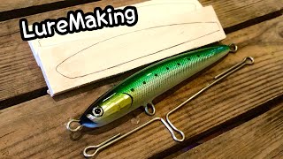 Making a Realistic Floating Stick Bait 【Lure Making】