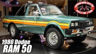 1986 Dodge Ram 50 Sport 4X4 Pickup For Sale Vanguard Motor Sales