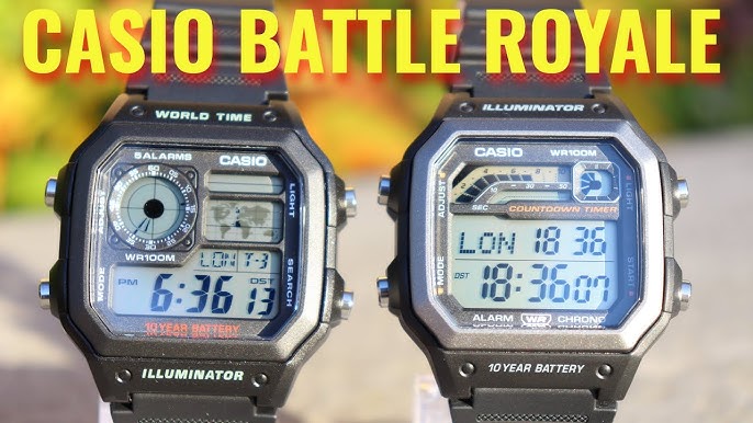 Modified Casio World Time Royale Watch Review AE1200WH – StrapHabit