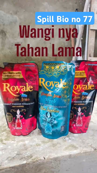 Review So Klin Royale Pewangi Pakaian Paling Wangi #shorts