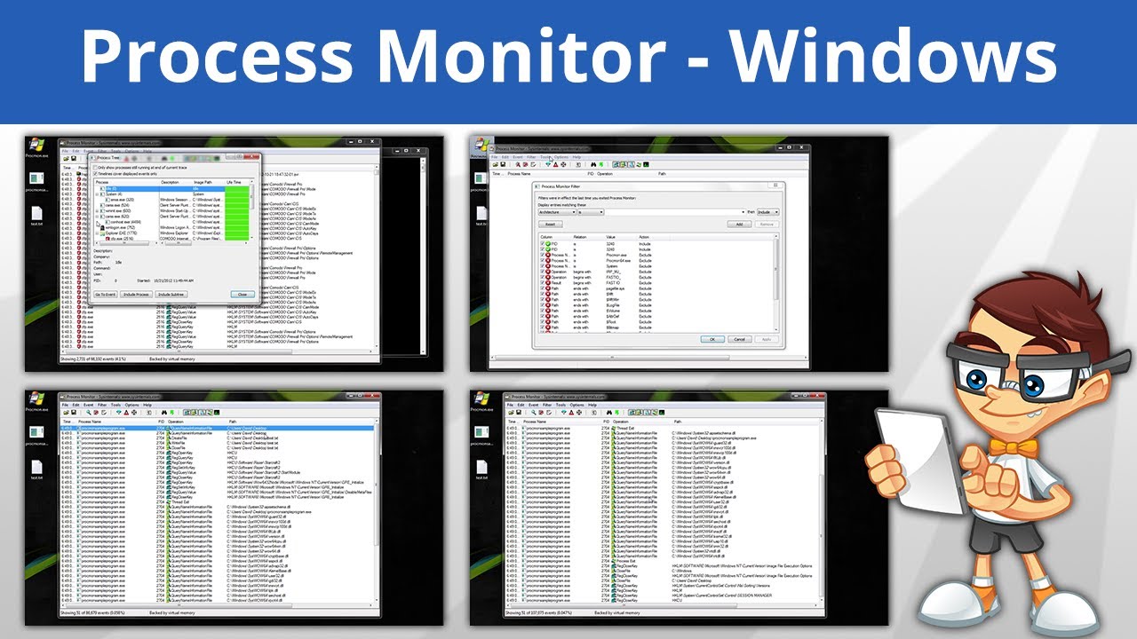 how to use process monitor how to use process monitor