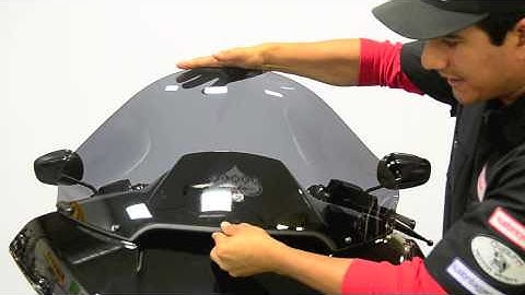 Installation of Klock Werks Flare™ Windshield for 2015 Road Glide