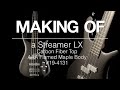 Making of  custom carbon fiber top streamer bass  warwick custom work shop