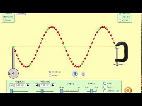 PhET Wave: Reflections and Standing Waves