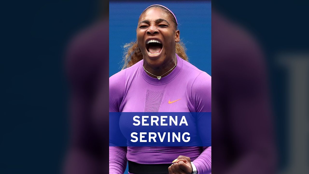 Serena Williams SMASHING serves! 👀