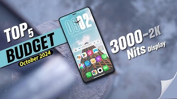 TOP 5 :Budget Display phone with 3000 Nits(3-2K) Brightness 2024 | #bestdisplayphone #bright_display