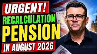 🚨 Good News for UK Pensioners: DWP CONFIRMS August 2026 Pension Recalculation!