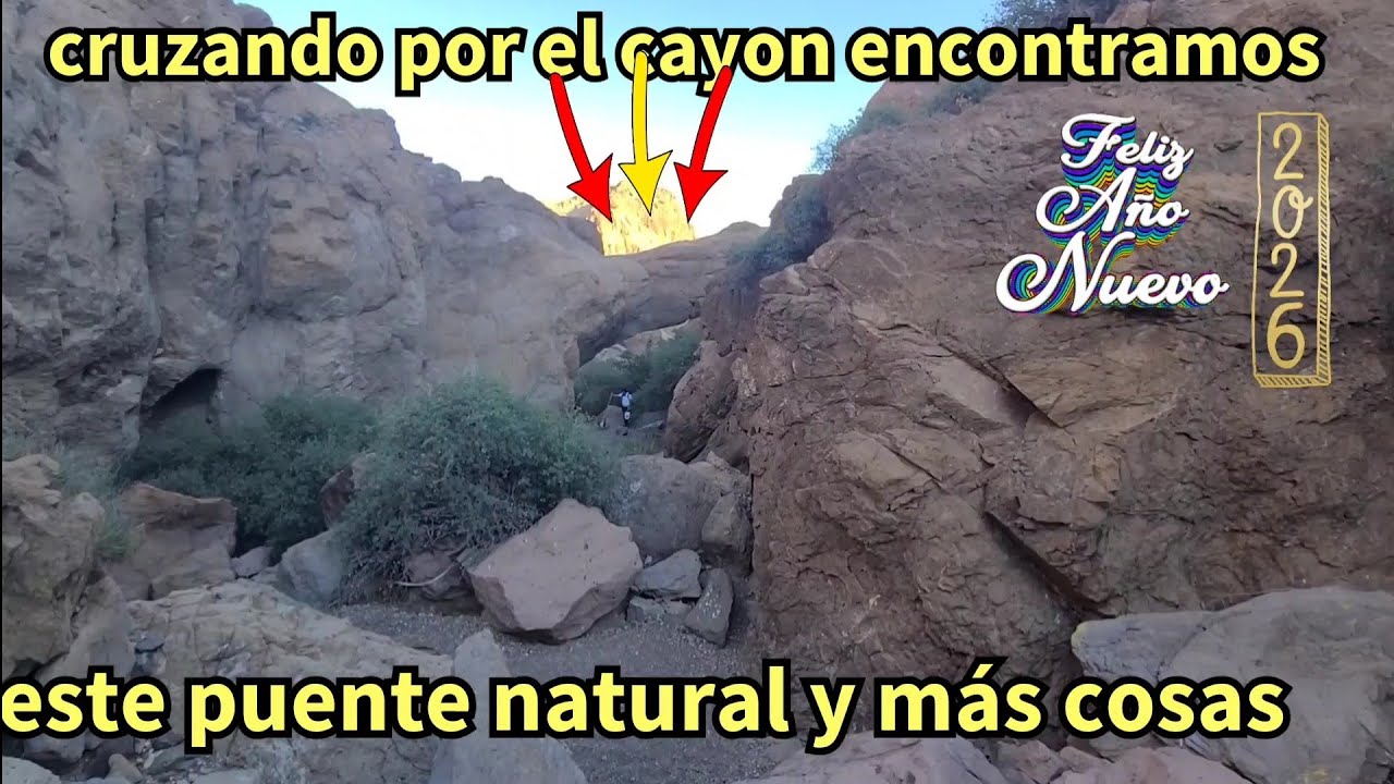 Encontramos este puente natural en medio del cayon aventura # 494