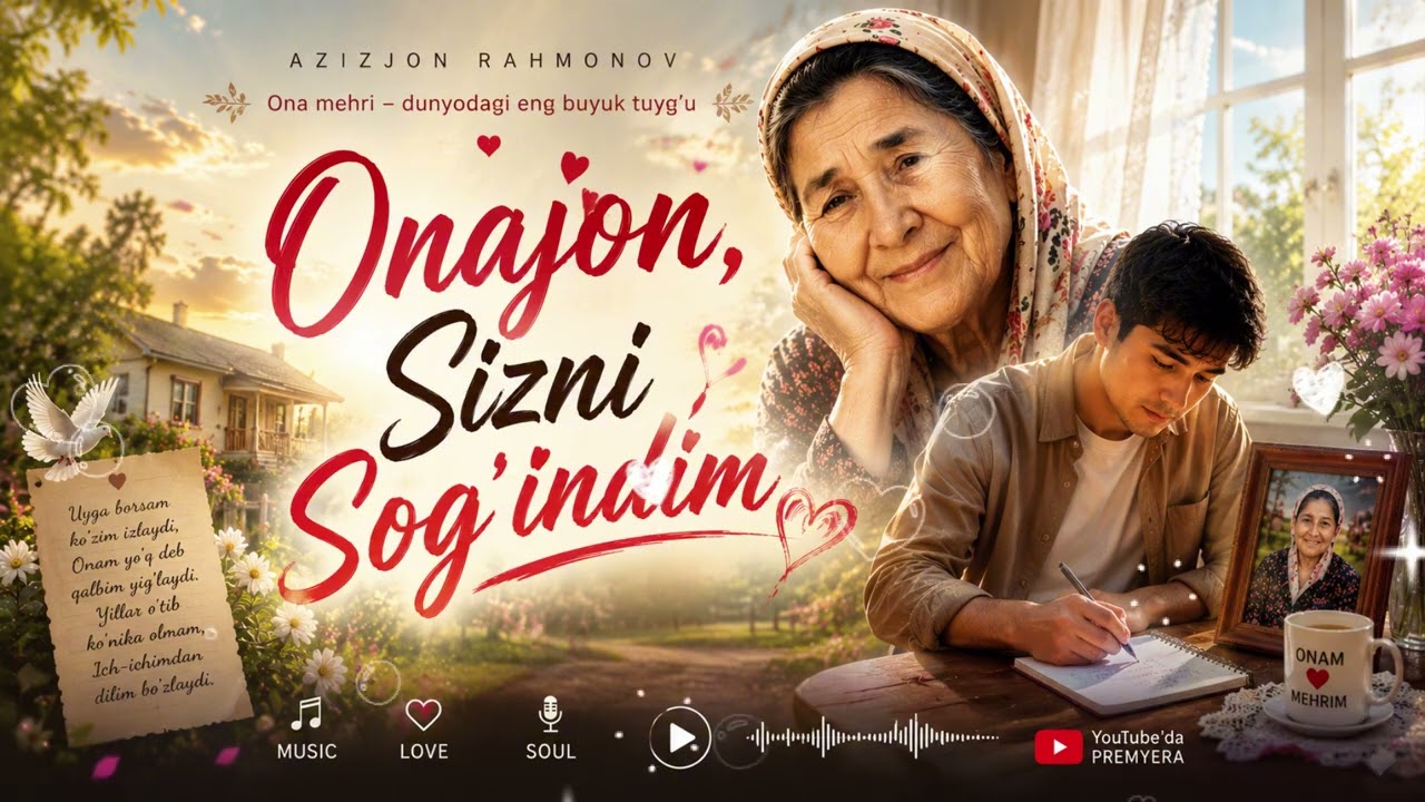 “Onajon, Sizni Sog‘indim” — Azizjon Rahmonov