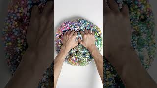 Insanely Crunchy Floam Slime ASMR! 🤤 #asmr #slime #shorts #crunchy #satisfying