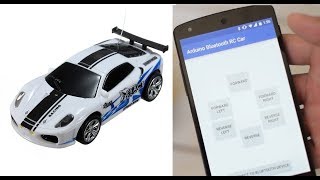 Bluetooth Car Control using android app, arduino and App inventor Part 1