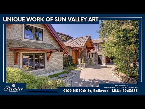 UNIQUE WORK OF SUN VALLEY ART | 9109 NE 10th St, Bellevue, WA