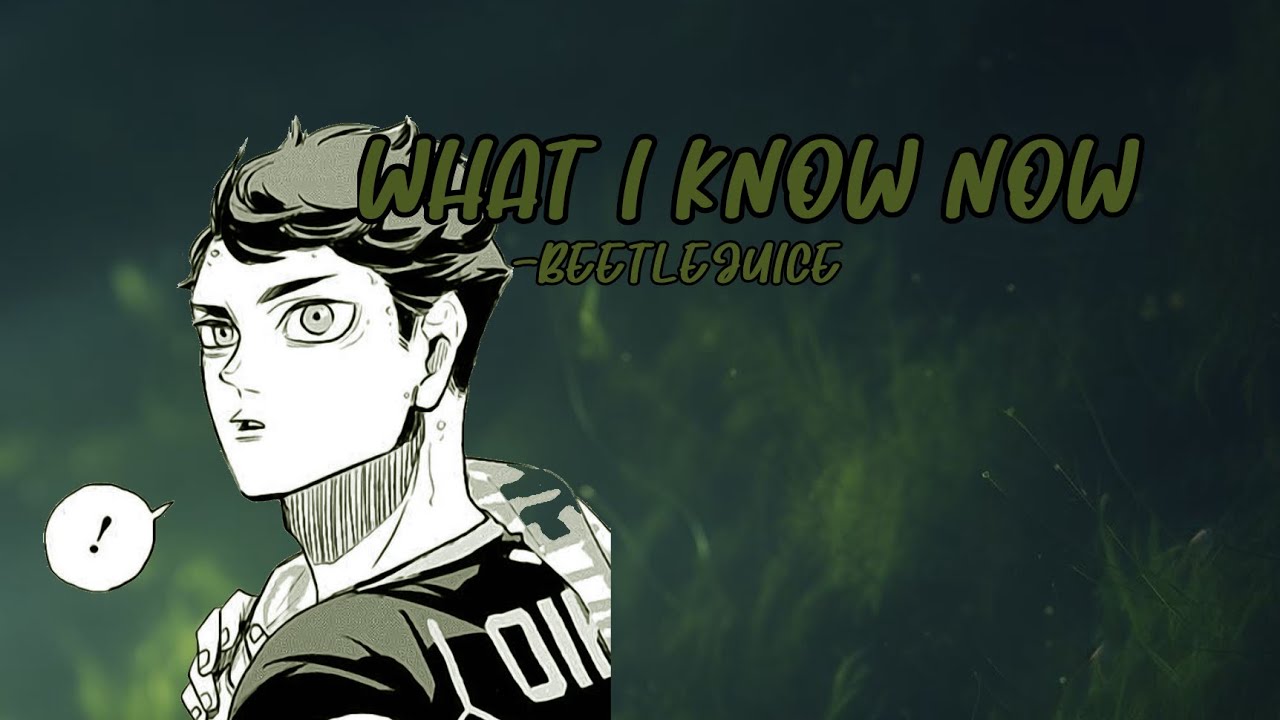 What i know now || Haikyuu x Beetlejuice || Live au || 1/1