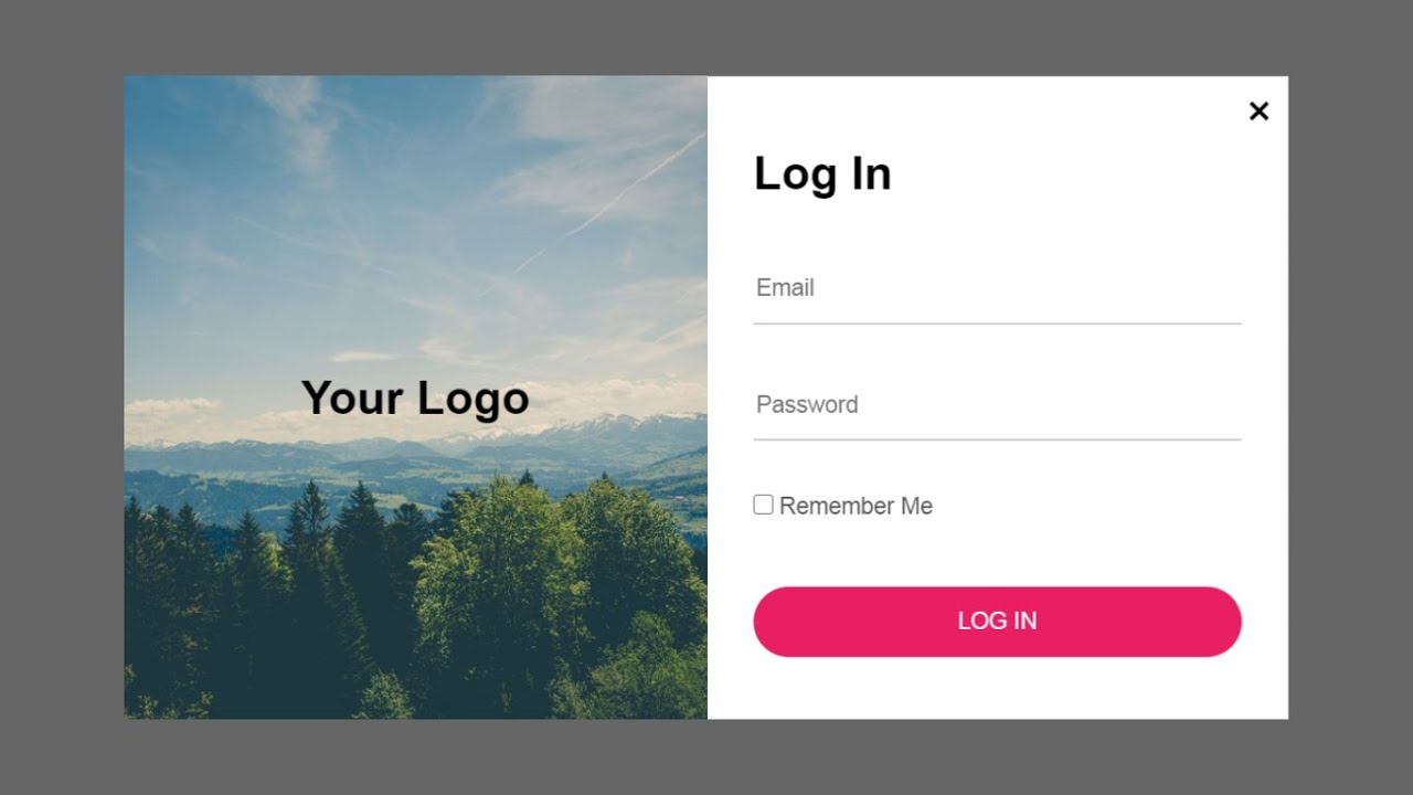 Show Login Popup After 5 seconds After page Load | HTML CSS Javascript